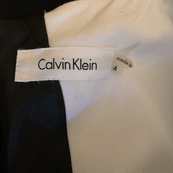 Calvin Klein Womens Size 4 Multicolor Colorblock Sleeveless Sheath Dress - Picture 4 of 4